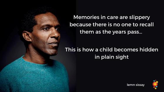 Lemn Sissay My name is Why quote
