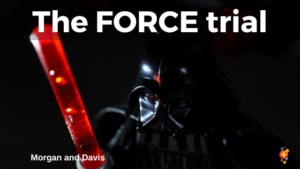 Darth Vader wielding lightsaber
